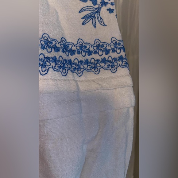 FRNCH Bohemian Embroidered Dress - White - Picture 8 of 15